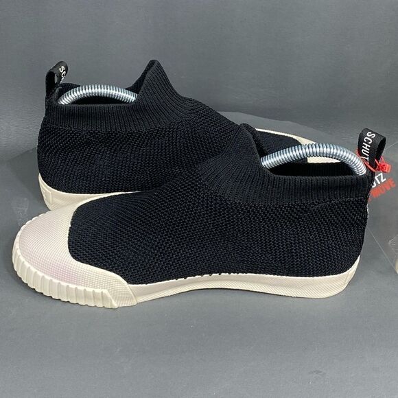 Schultz Black Knitted Ankle Sneaker Shoes women size 6.5 - Picture 4 of 9